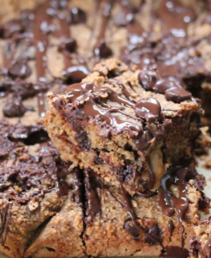 Peanut butter and chocolate blondies